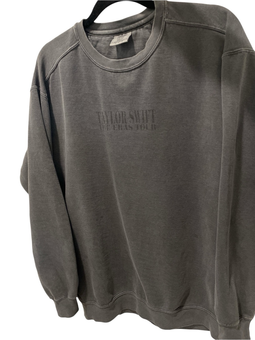 Taylor Swift Eras Tour Mineral Gray Crewneck Sweatshirt - Oversized Large